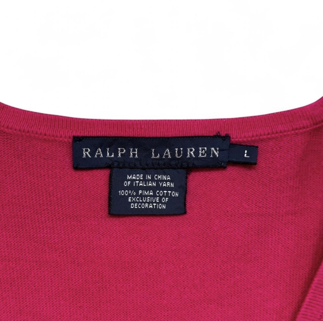 Ralph Lauren lightweight v-neck sweater